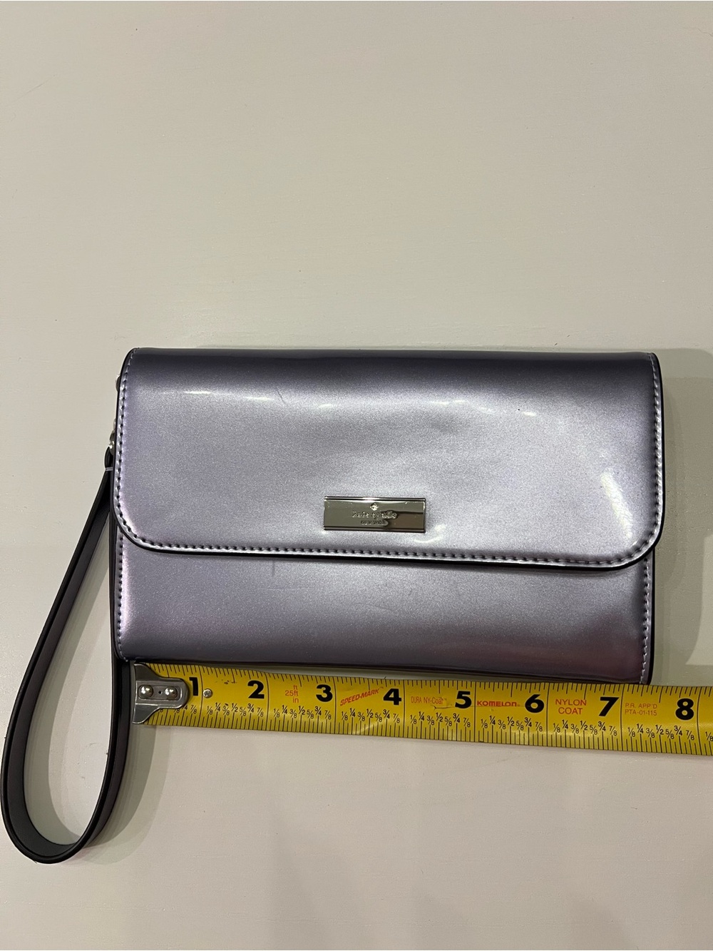 Kate Spade Metallic Lavender Wristlet Clutch - Women Bags